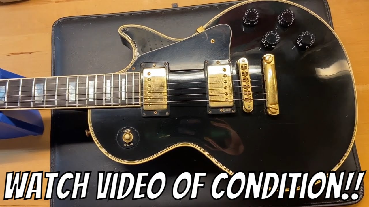 1985 Gibson Les Paul Custom Black Beauty