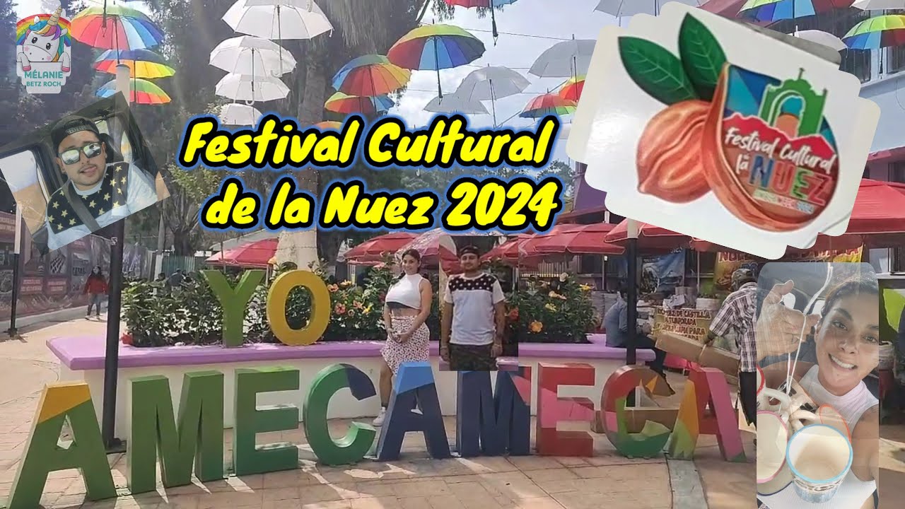 Hoy inicia🎡Feria🎇En Amecameca🌟Festival Cultural de la Nuez con 🧿 Melanie Betz Roch y Jake Quintal 🧿