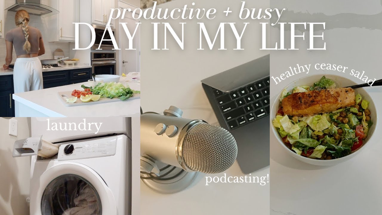 PRODUCTIVE DAY! (healthy ceaser salad recipe, errands + EXCITING NEWS!!!)