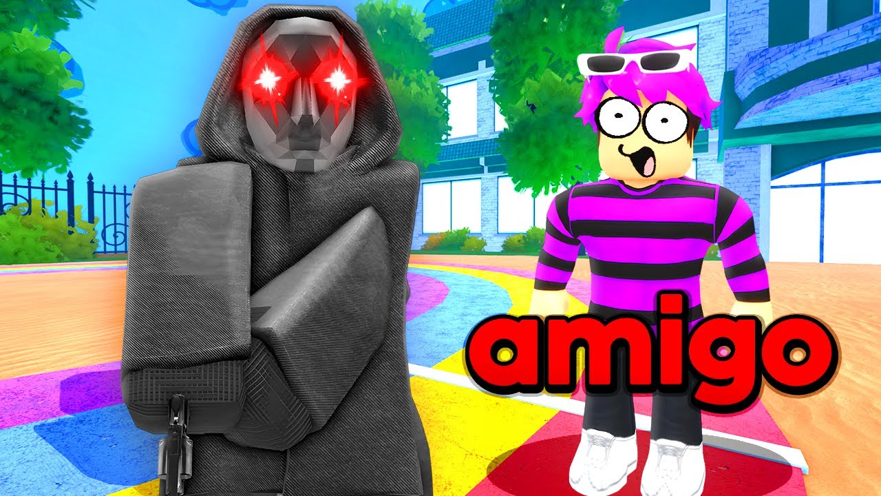 🤔 EU VIREI O FRONTMAN PARA TROLAR MEU AMIGO NO ROUND 6 DO ROBLOX (Comandos de Administrador)