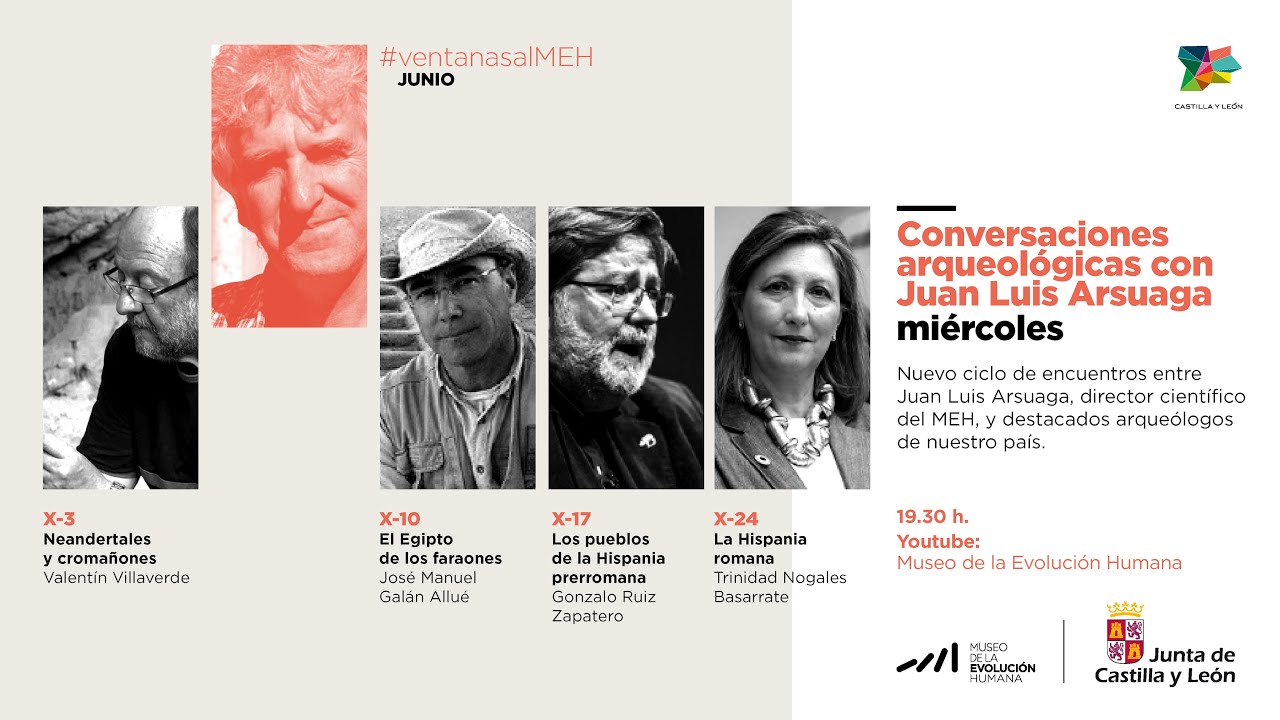 Encuentros de Arqueología con Juan Luis Arsuaga. Neandertales y Cromañones, con Valentín Villaverde