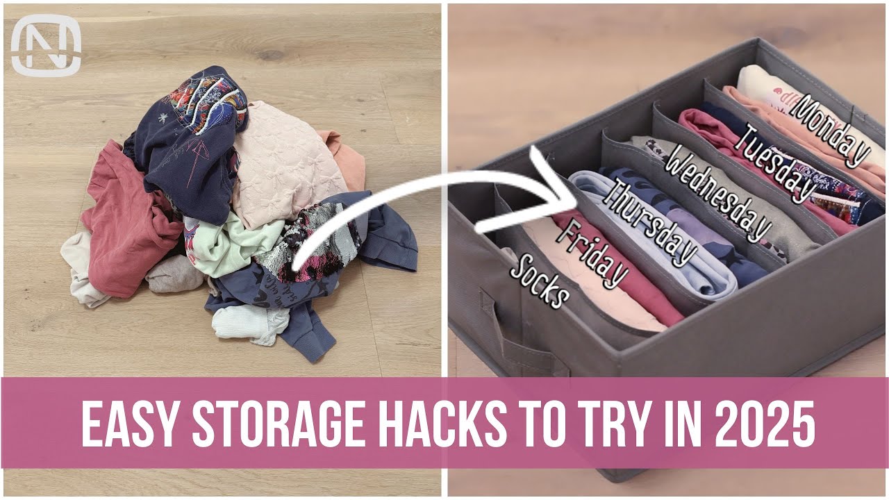 5 Simple STORAGE IDEAS to Organize Your Home
