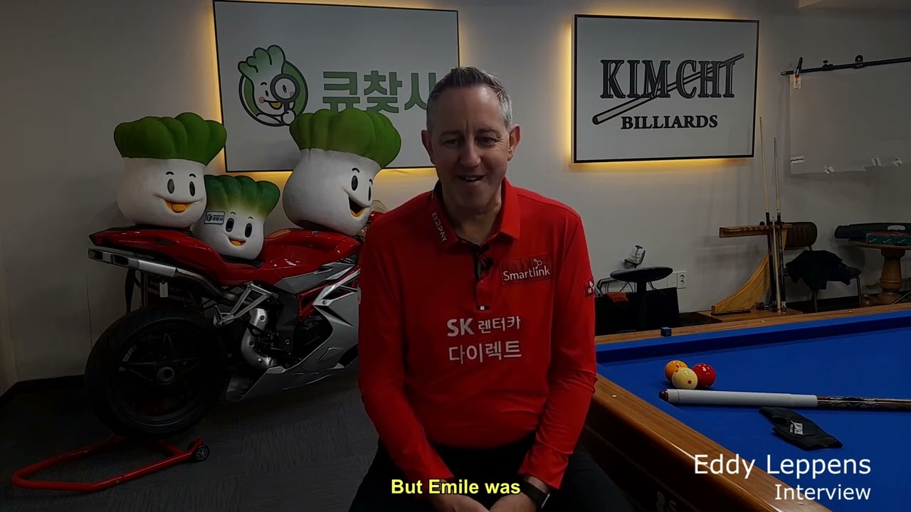 Billard fran&ccedil;ais - Billiard E-Learning - Interview Eddy Leppens / NL (english subtitles)