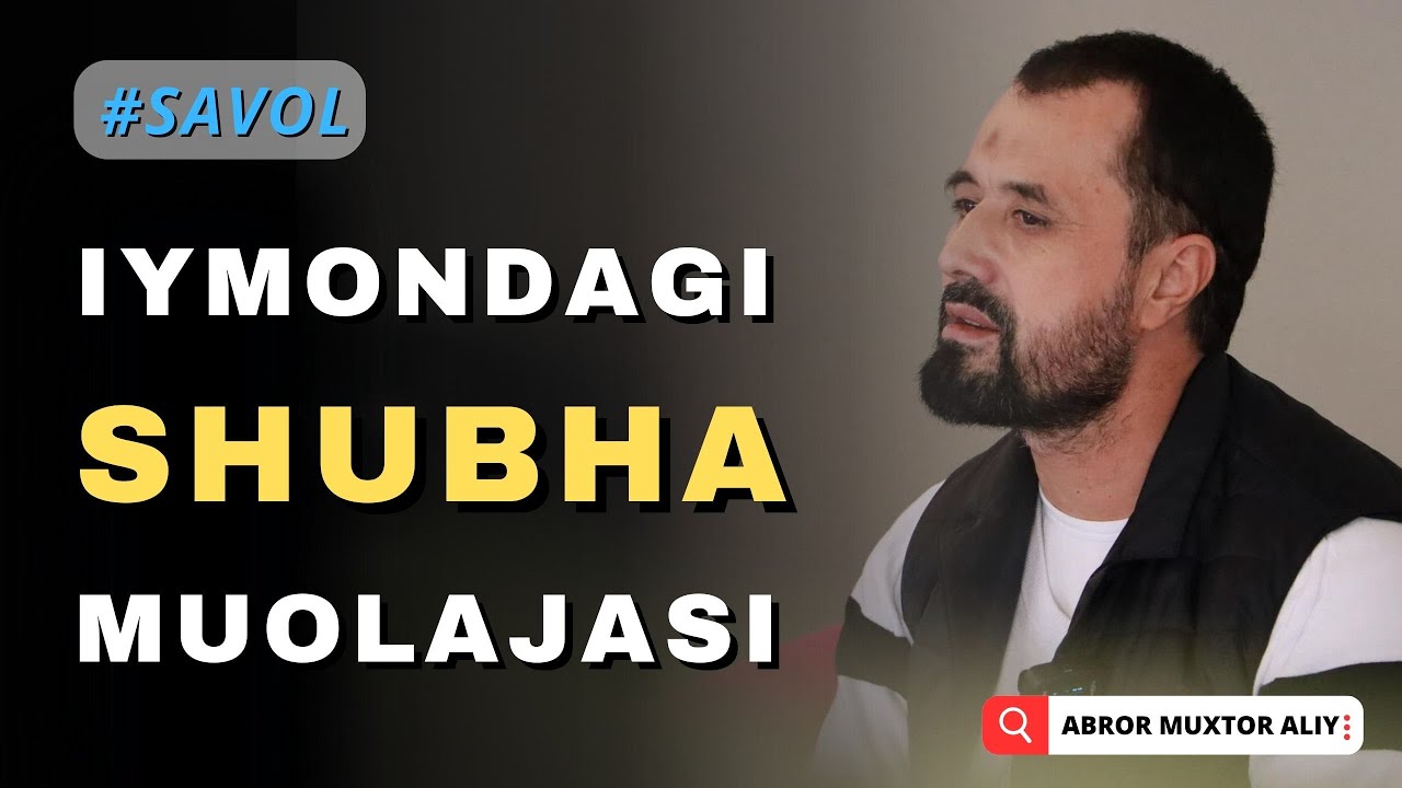 #SAVOL • IYMONDAGI SHUBHA  © Abror Muxtor Aliy @abrormuxtoraliy.official
