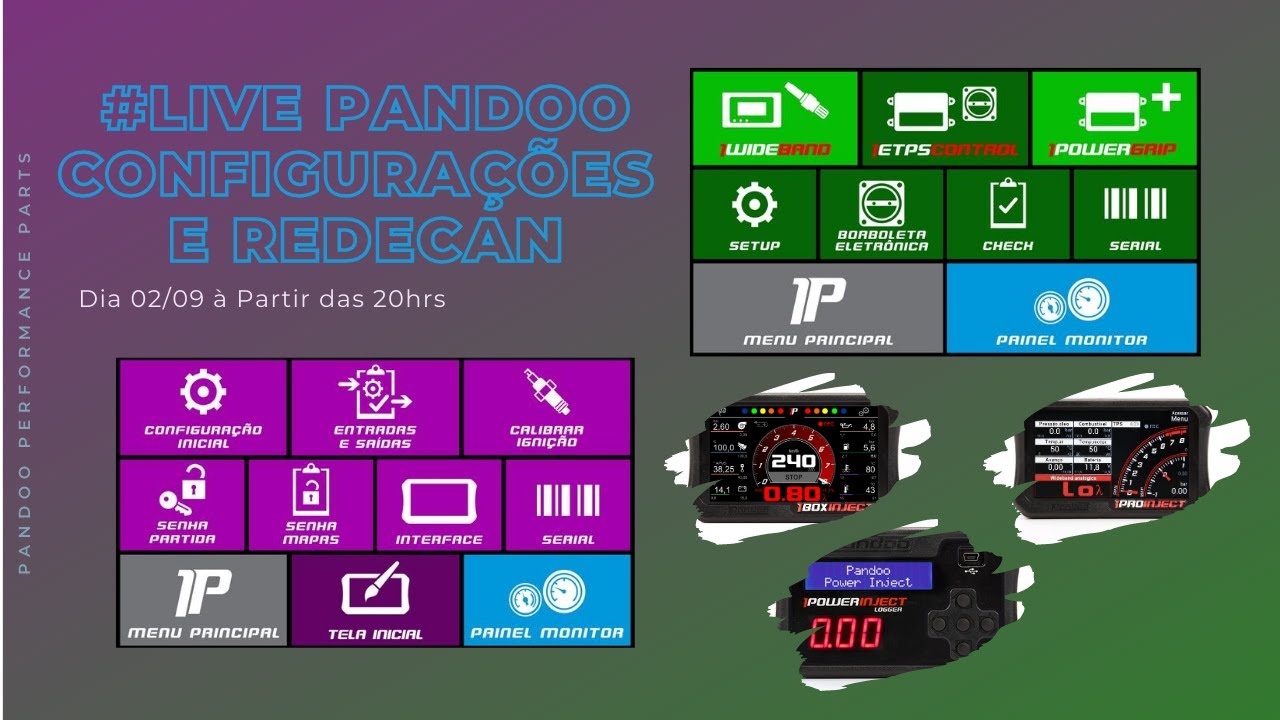 Live Pandoo - Configurações e RedeCAN
