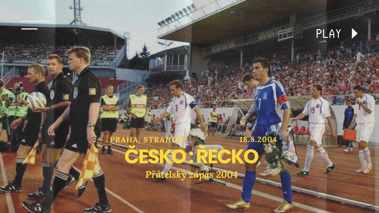 Česko - Řecko 0:0 | Přátelský zápas 2004 | Celý Zápas - 18.8. 2004