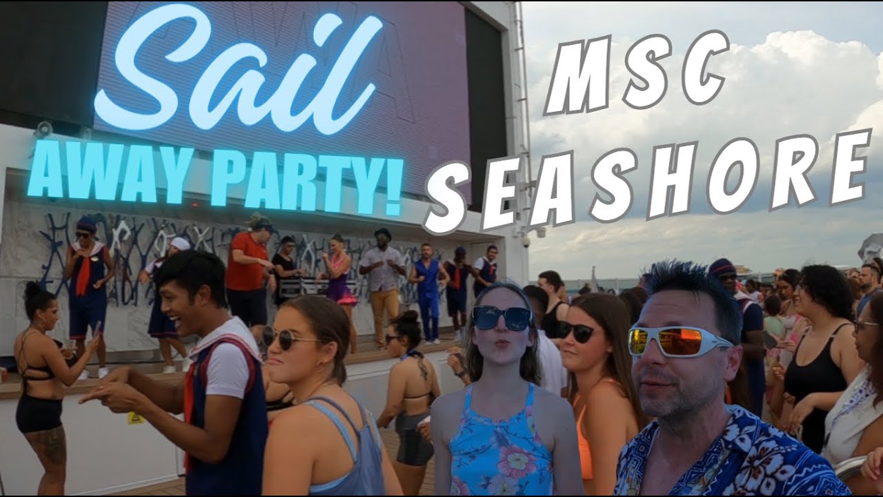 Танцевальная вечеринка MSC Seashore Sail Away в США, порт Канаверал, Орландо, Флорида, май 2024 г.