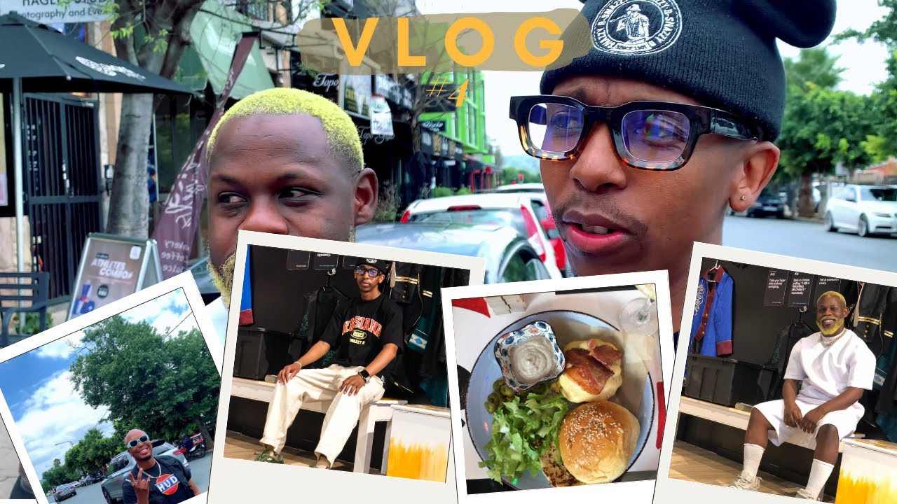 Vlog #4 -  Building a burger + Food Review W/ MuziTheMbuzi & Buhle M