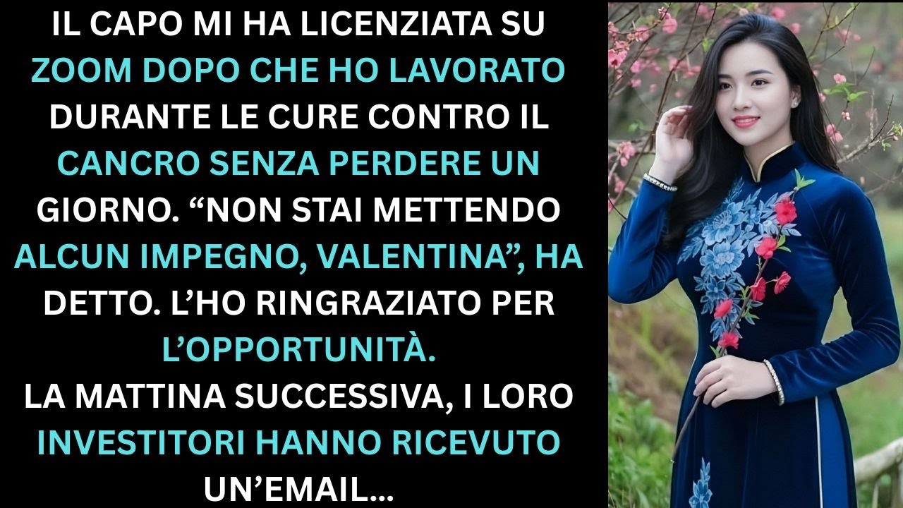 Il capo mi licenziò via Zoom dopo cure oncologiche, accusandomi di non impegnarmi.