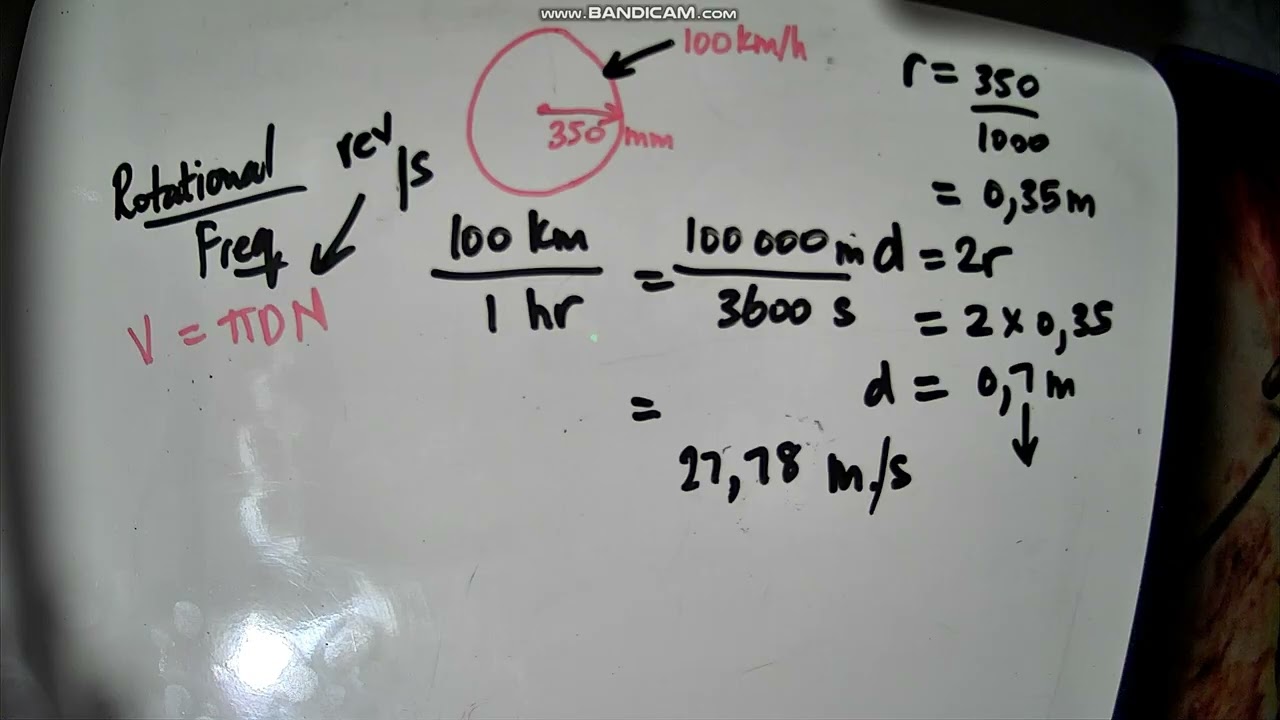 Chords and rotational frequency