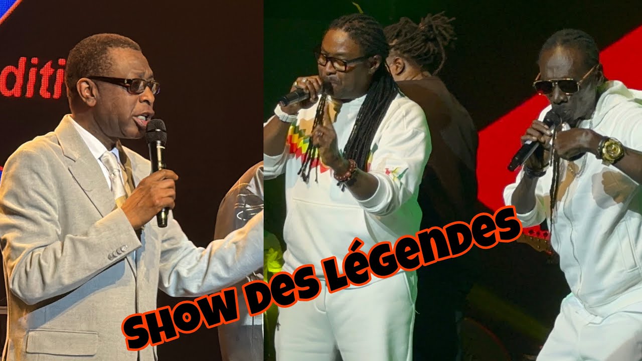 Incroyable Duo entre Youssou Ndour, Didier Awadi, et Duggy Tee au Show des légendes…