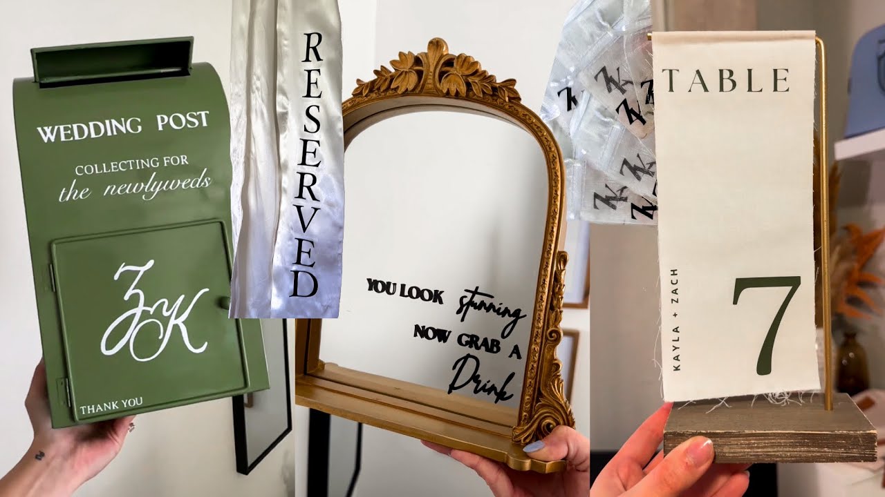 2025 WEDDING DIY SERIES | Wedding Gift Ideas, Canva Designs & Decor Reveal 💍✨2 Months to Go!