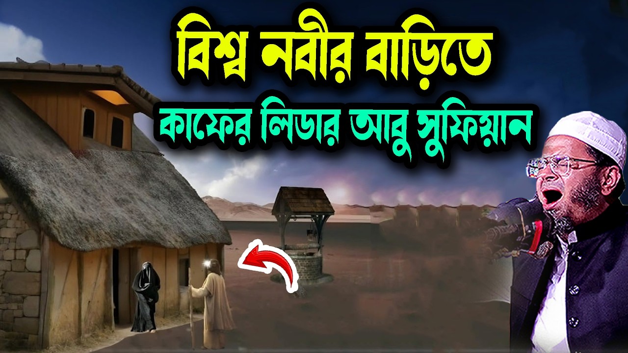 বিশ্ব নবীর বাড়িতে কাফের লিডার আবু সুফিয়ান Waz New মুফতি নাসির উদ্দিন আনসারী নতুন ওয়াজ Waz 2025