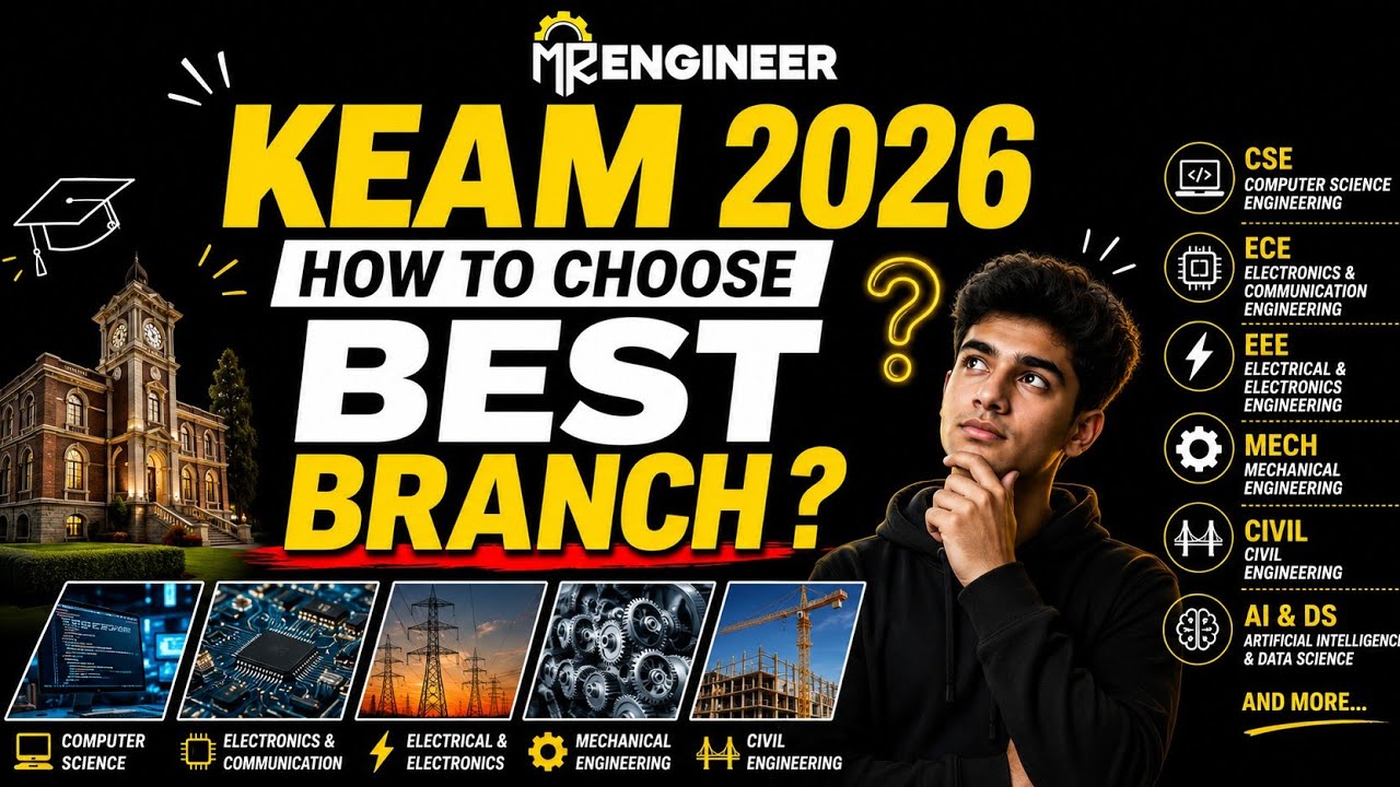 KEAM 2026 🤩🔥 BRANCH എങ്ങനെ choose ചെയ്യും 🥰🤩☺️ Full steps | MR ENGINEER KEAM 