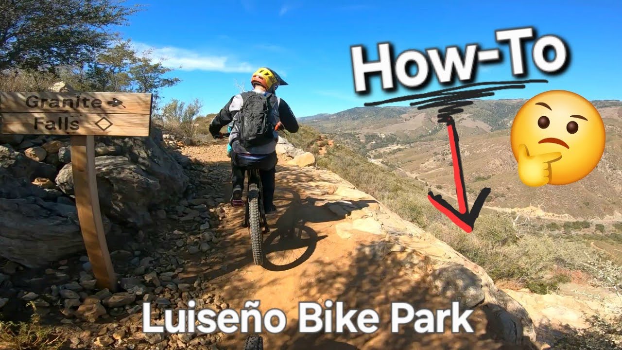 Luiseno Bike Park - Granite Falls (Expert Trail) How-To as Novice rider on EMTB!
