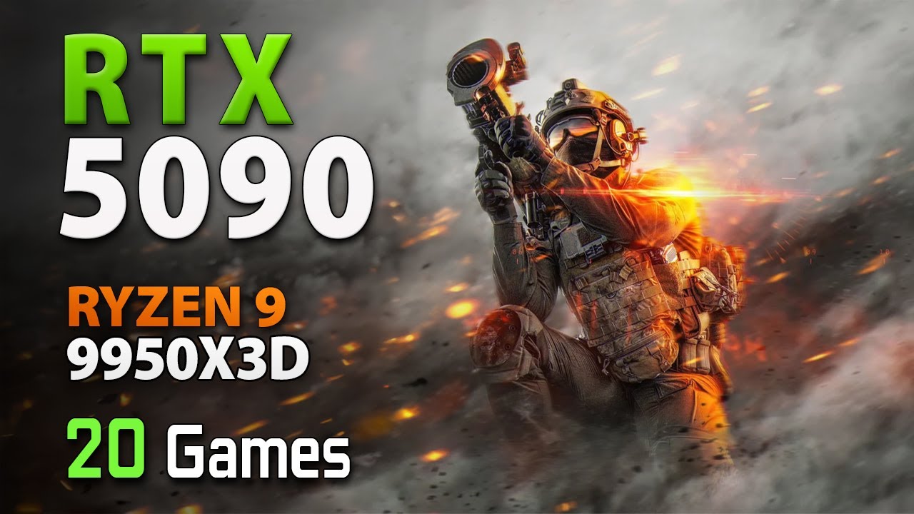 RTX 5090 + Ryzen 9 9950X3D - Test in 20 Games | 4K