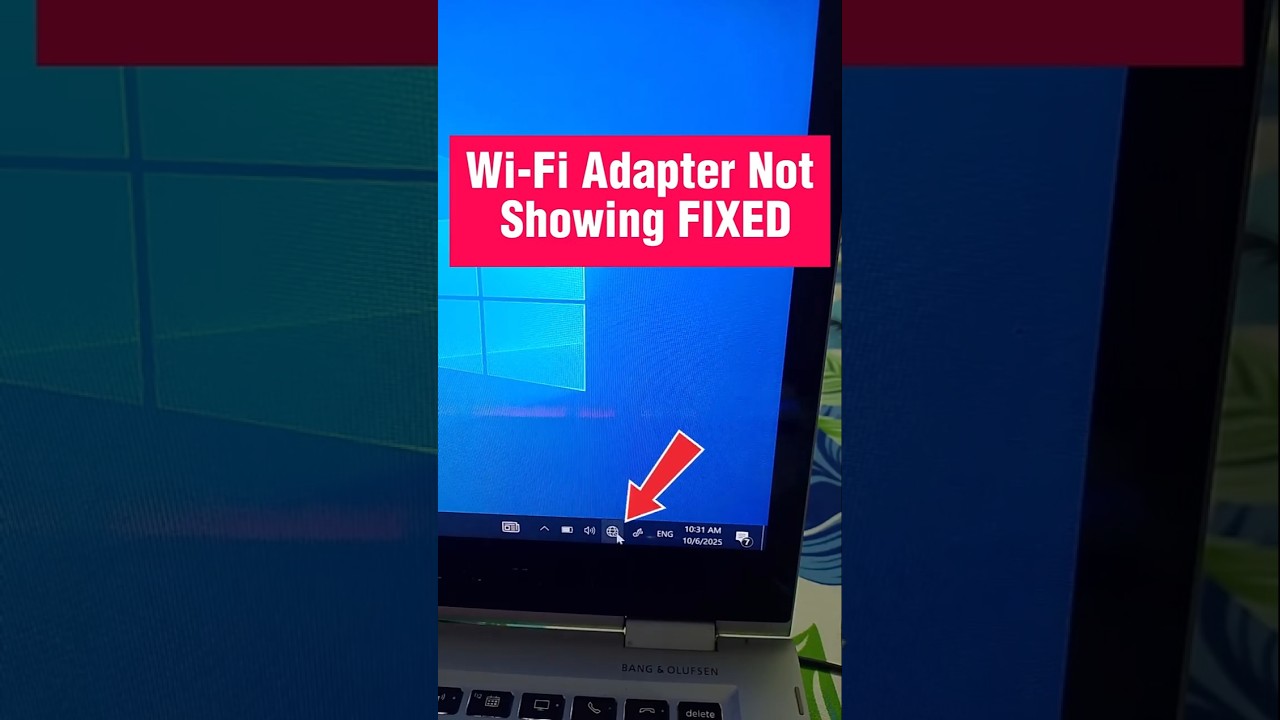 EASY TRICK to FIX WiFi Not Showing on Windows 10