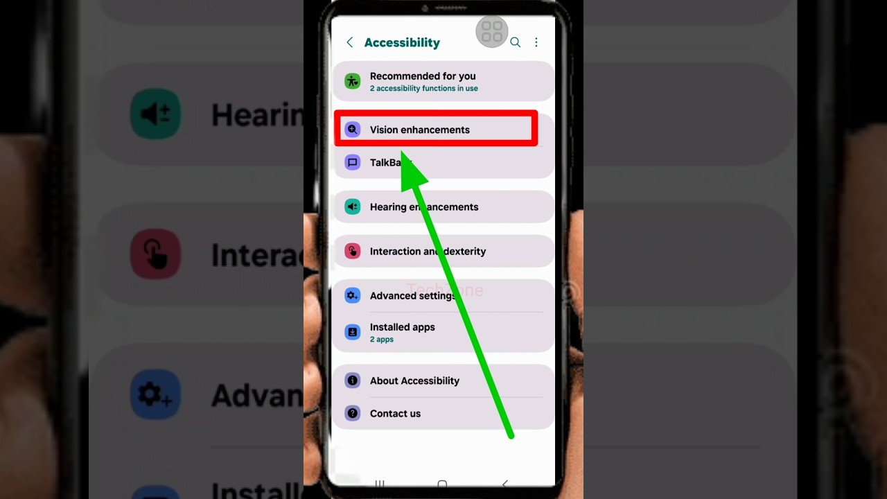 How to off samsung colour inversion | Samsung Black and white display setting #shorts