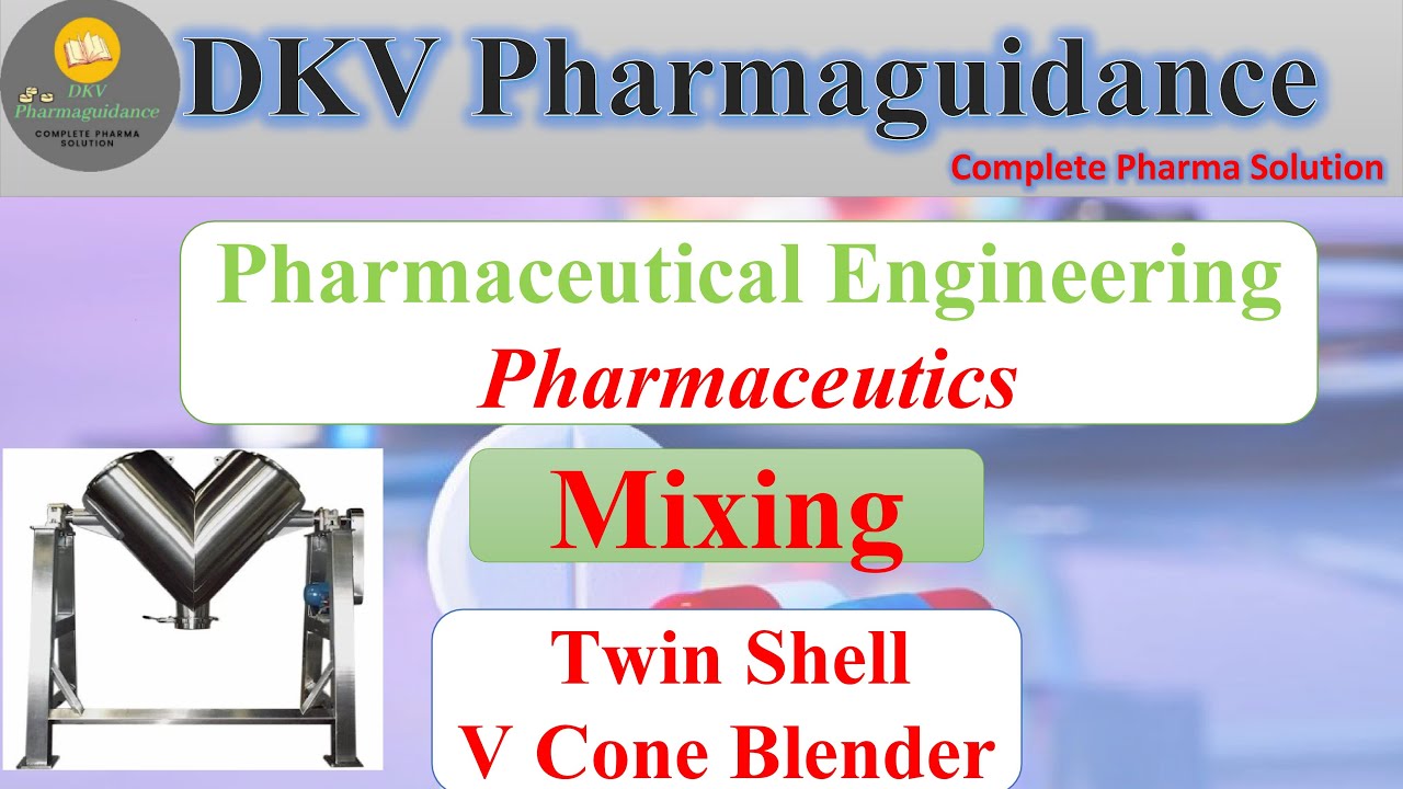 Twin shell blender | V cone blender | Pharmaceutical Mixing | solid solid mixing | powder mixing