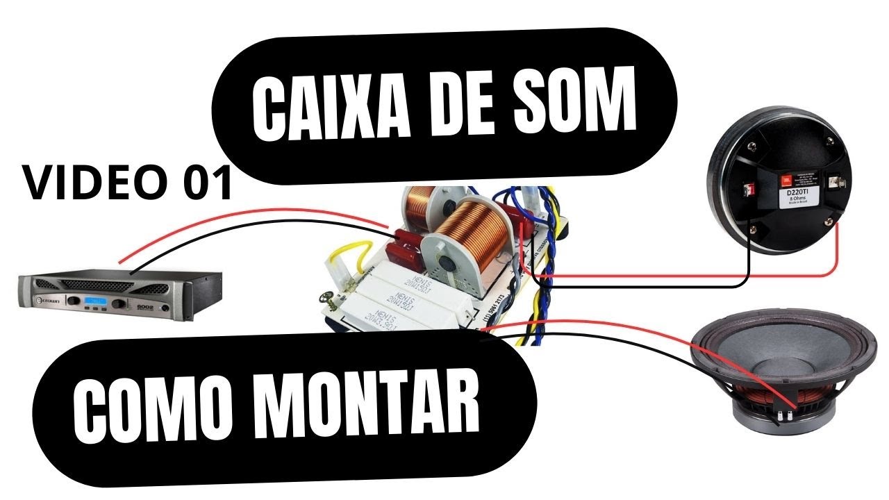 01 - Como Montar Uma Caixa de Som / Projeto de Caixa de som