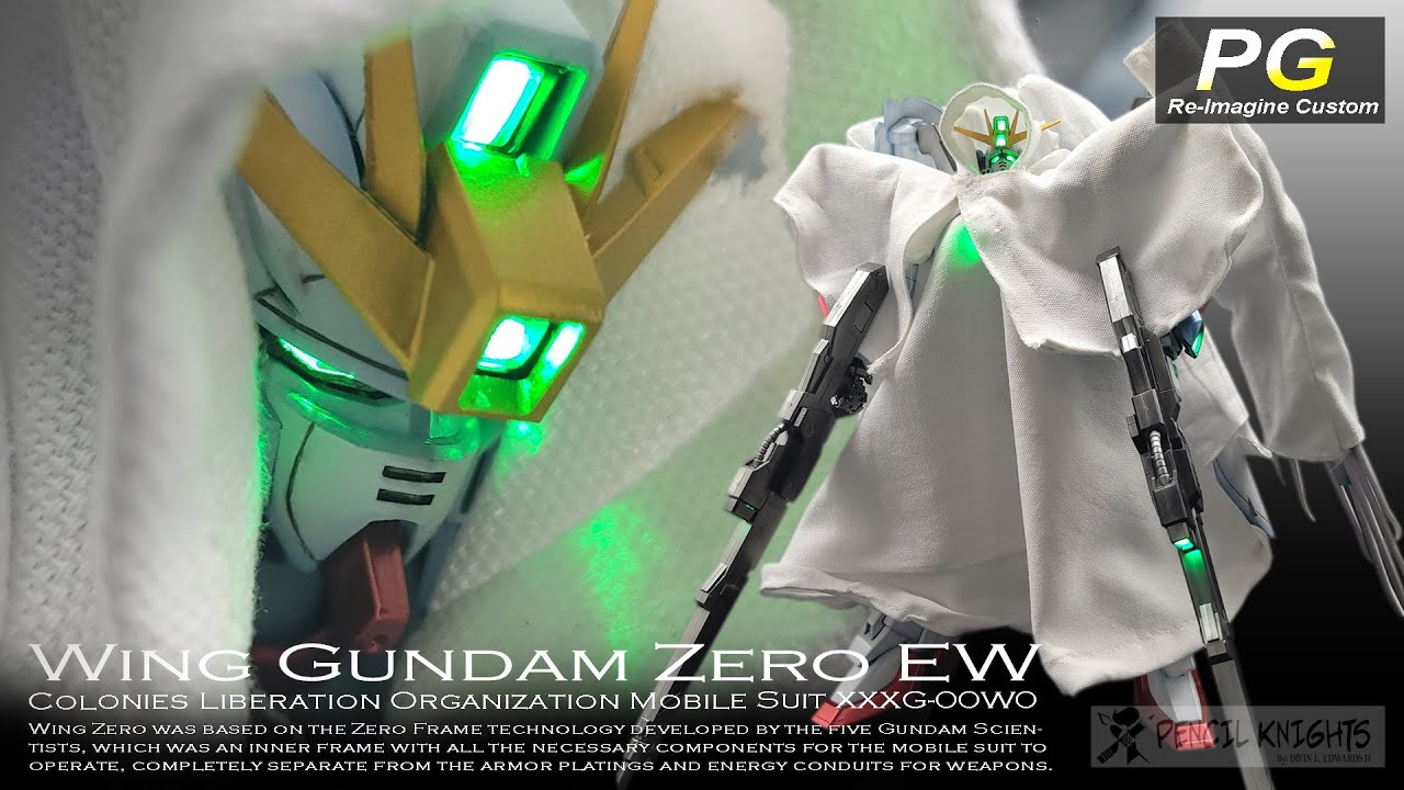 1/60 PG Wing Gundam Zero EW (LED CUSTOM) Обучающее видео, часть 2 | Mobile Suit: Gundam Wing Endl...