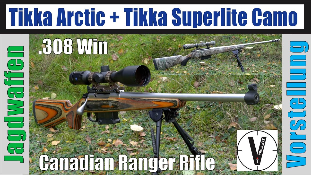 Vorstellung Tikka Arctic + Tikka Superlite Camo .308 Win deutsch