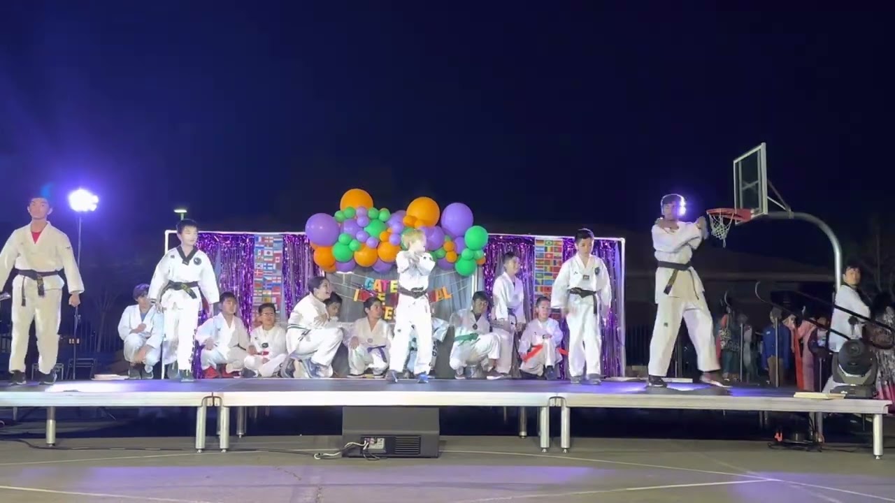 Legend taekwando demo @ Rocklin Academy Gateway 2023