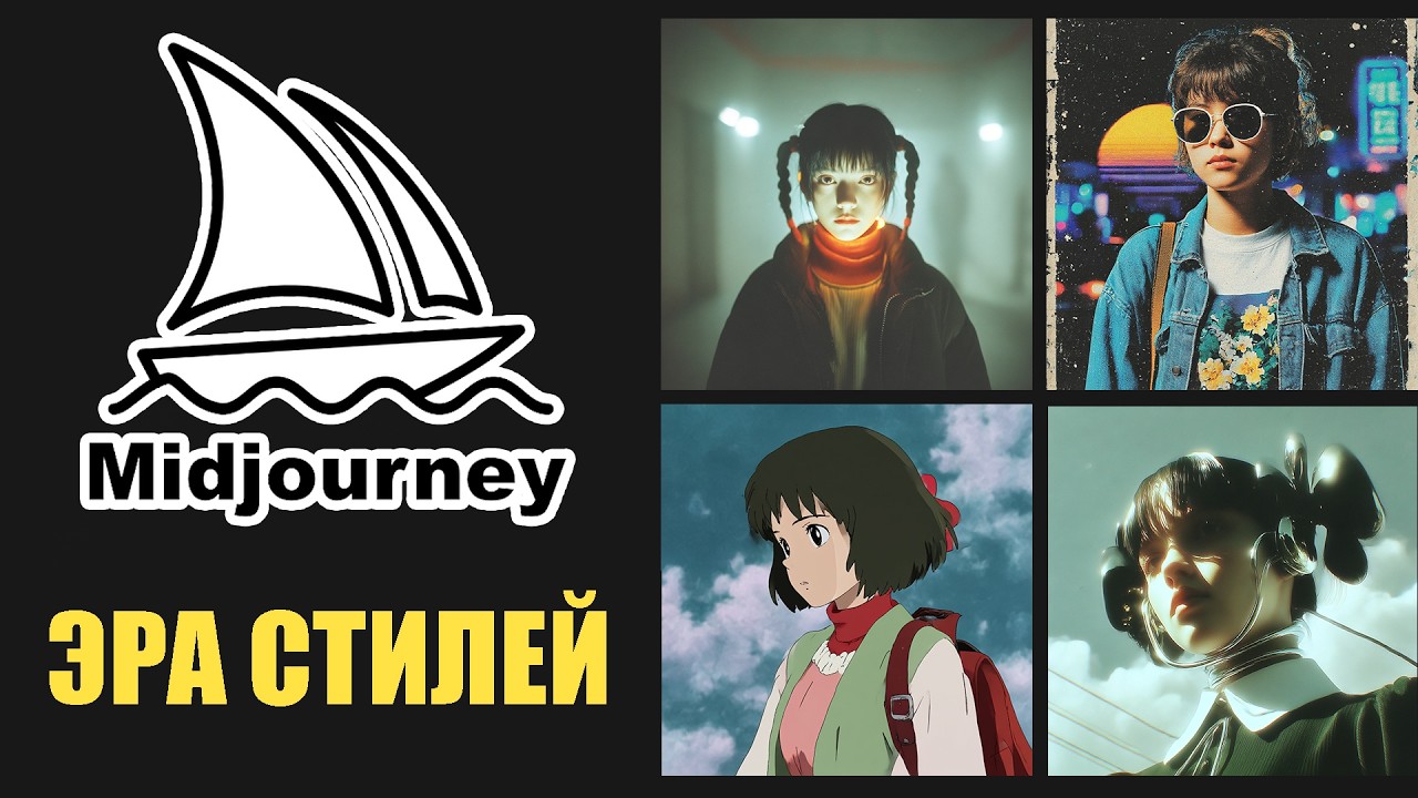 НОВЫЕ СТИЛИ в Midjourney! ВСЕ фишки за 10 минут!