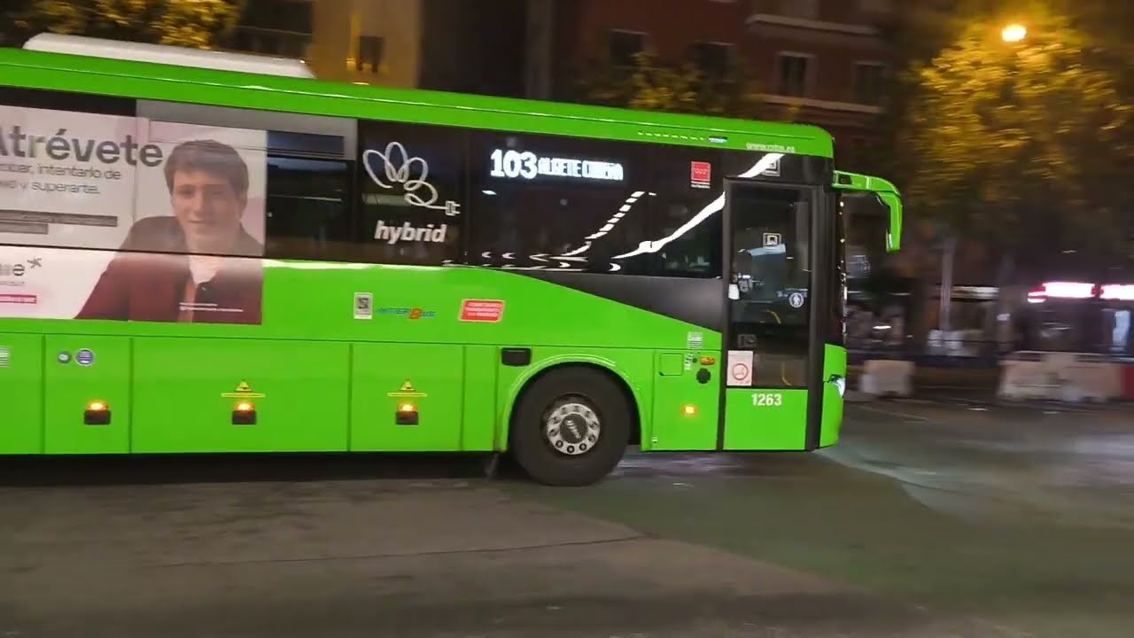 Autobuses Nocturnos en Plaza de Castilla
