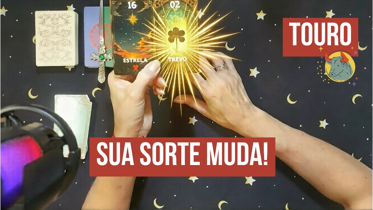 TOURO 🍀 Boa sorte para os próximos dias! Baralho Cigano revela vitórias e oportunidades. #touro