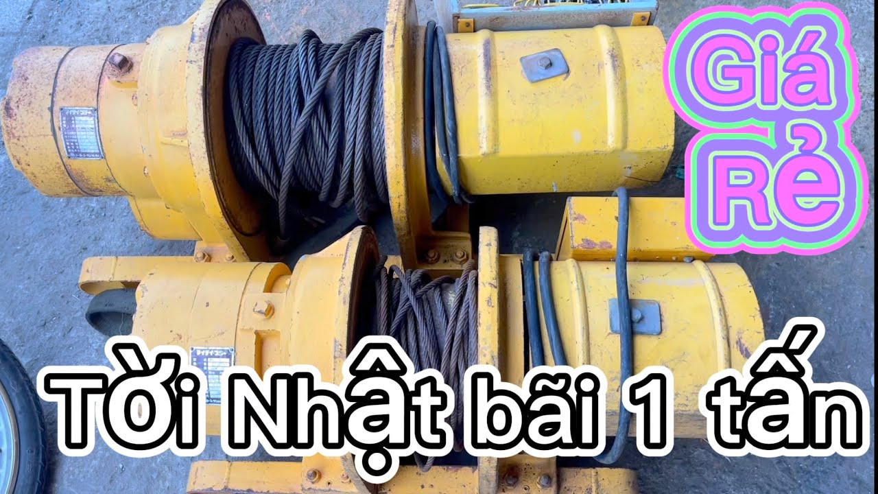 Tời điện 1 tấn 3 pha. Hàng bãi Nhật chất lượng xác to kéo khỏe . | CẦU TRỤC PHƯỚC SƠN