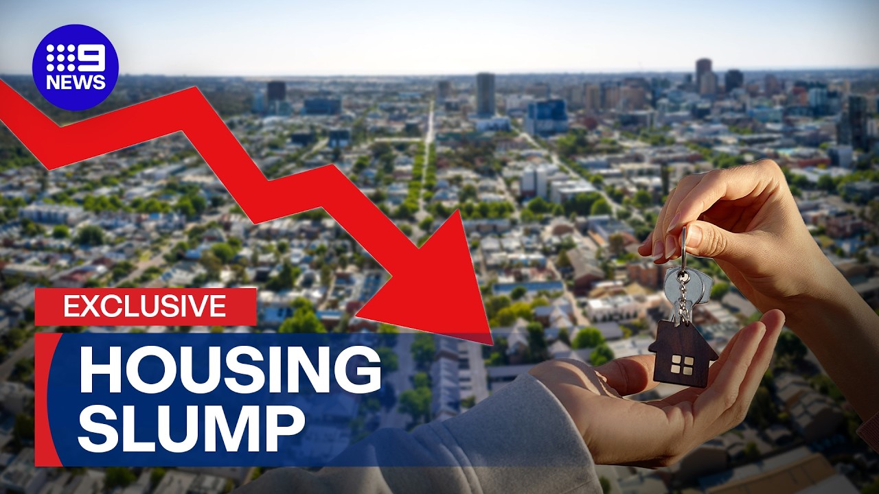 New data reveals extent of South Australia&rsquo;s property market slump | 9 News Australia