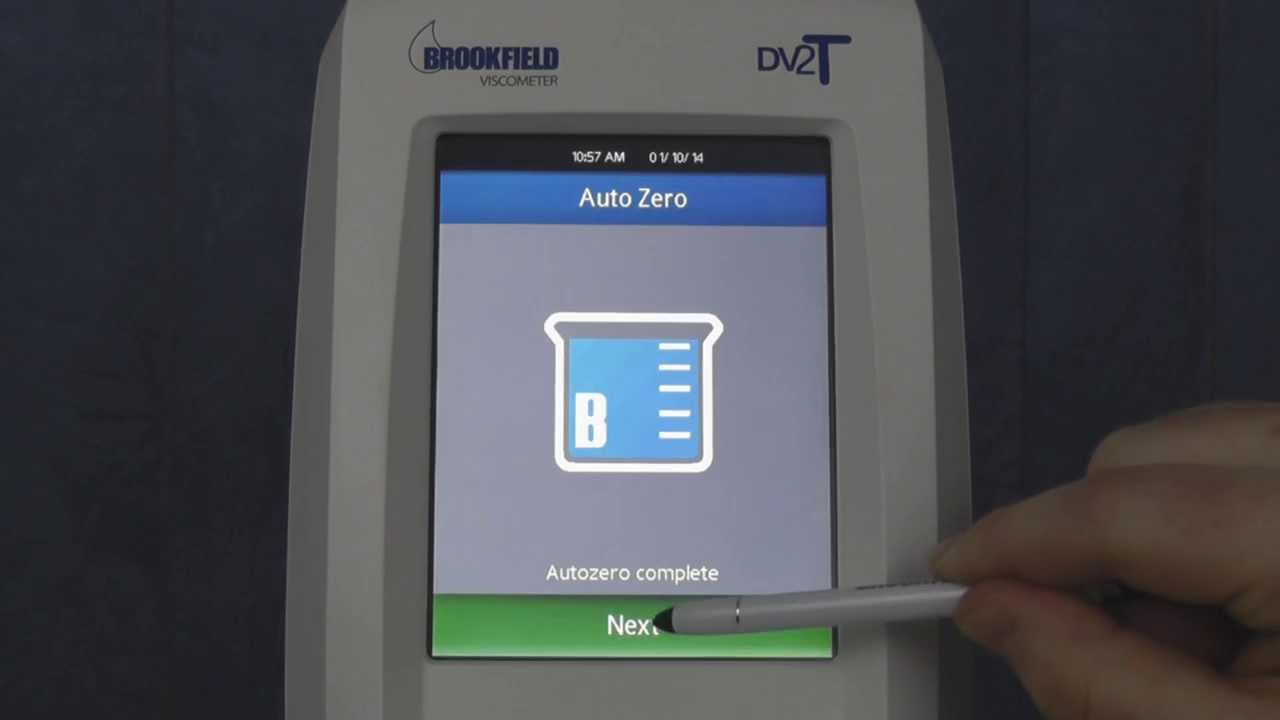 Brookfield DV2T and DV3T Autozero