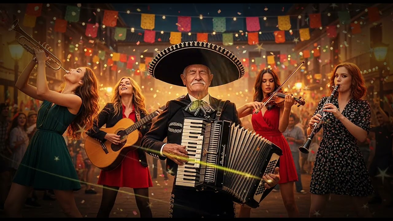 Vintage Accordion Dreams | 1950s World Polka & Mariachi Joy 🎶🌍✨