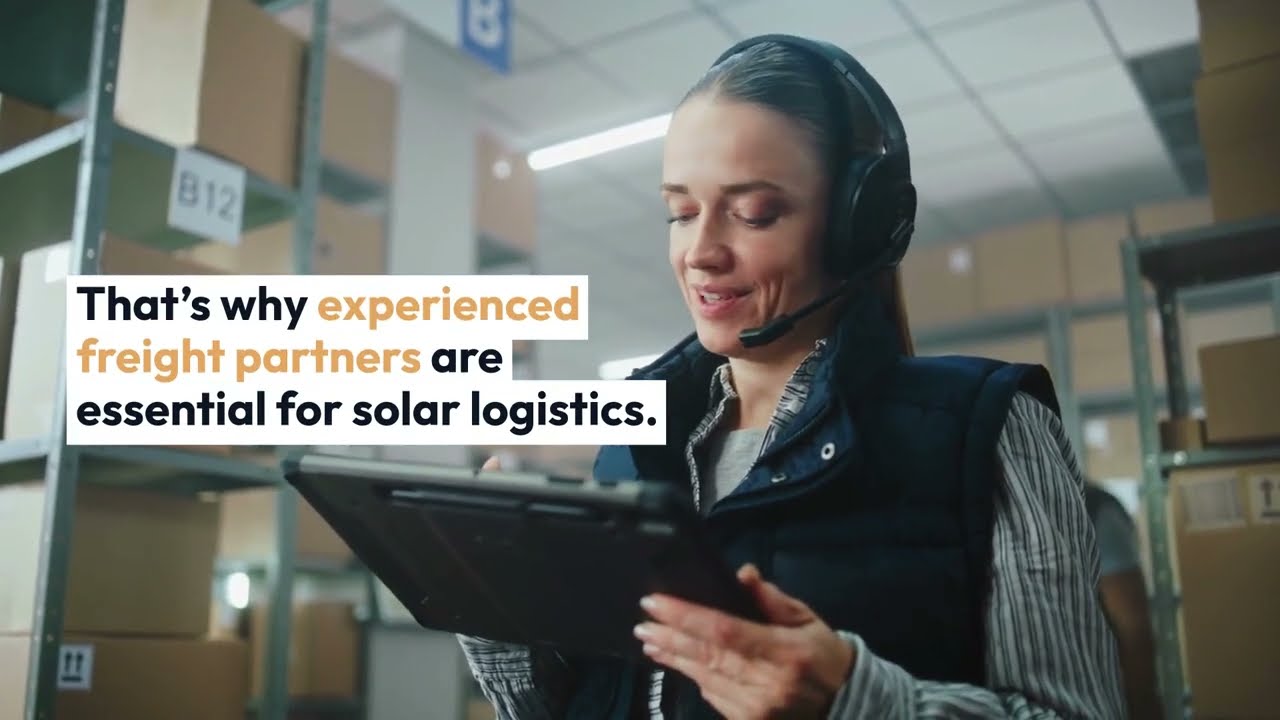Trucking Solar Panels Across the U.S.A: How Ground Freight Logistics Power Renewable Energy Projects