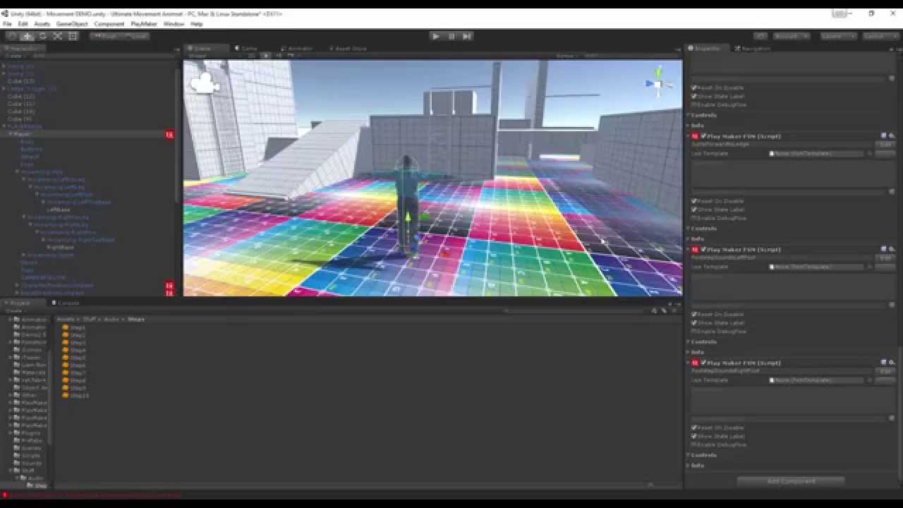 How to Setup Footstep Sounds in Unity and Playmaker