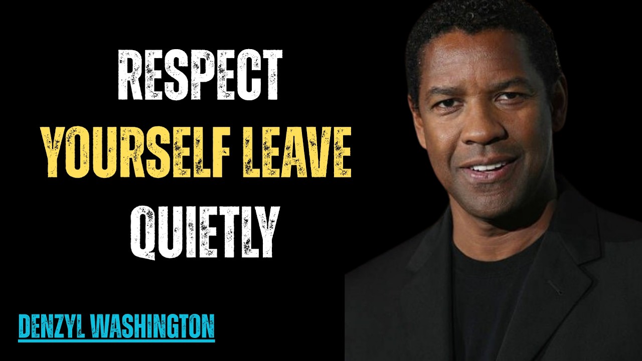 Leave Them Silently If They Say These 6 Things | DENZEL WASHINGTON SPEECH