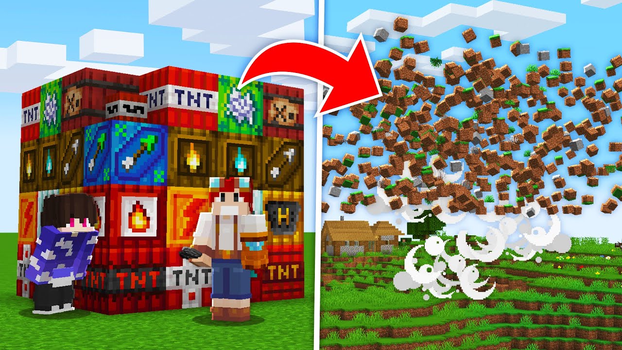 TESTAMOS AS TNTS MAIS DIVERTIDAS DO MINECRAFT