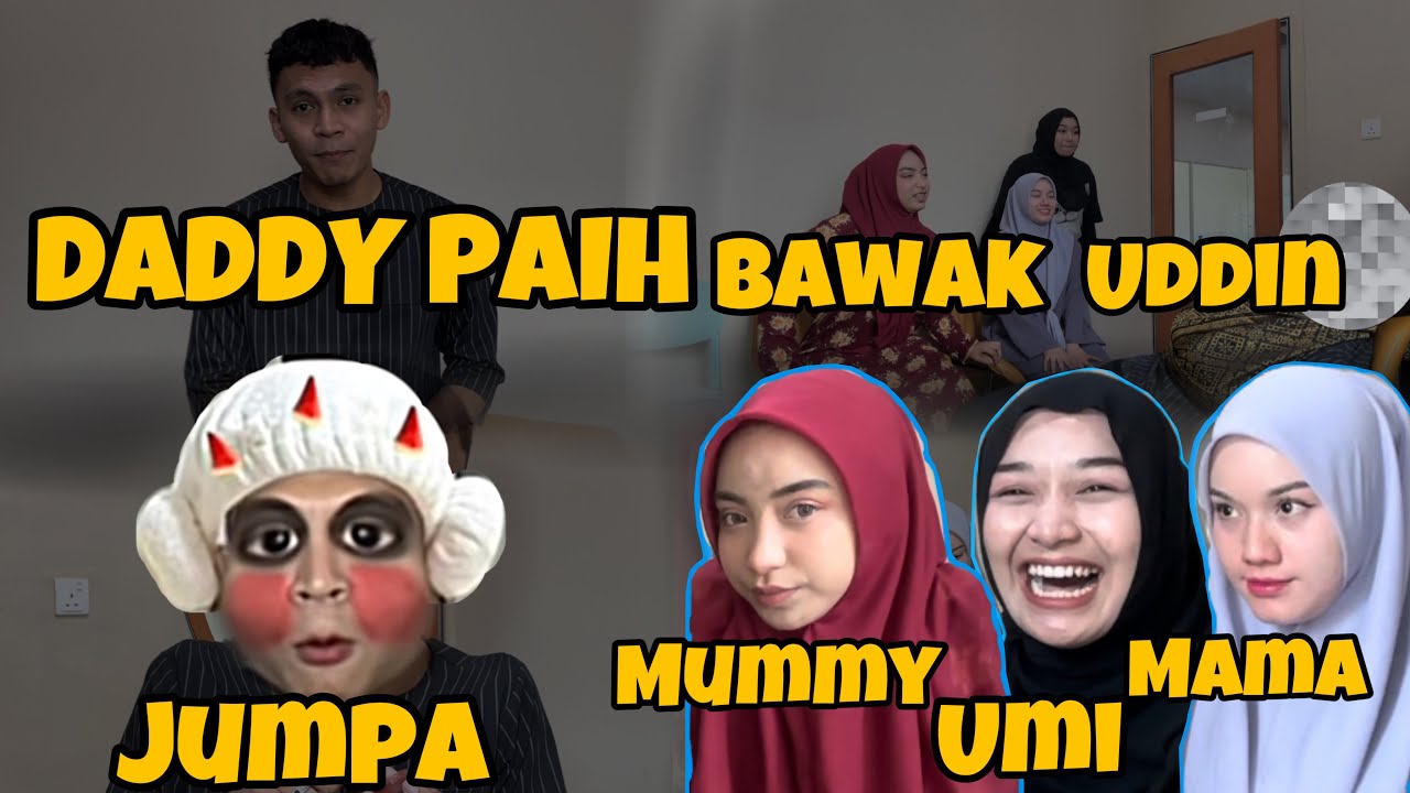 UDIN DATANG OFFICE! MAMA MIMI, UMI ODAH dan MUMMY PIEYA HAPPY? ADIK UDIN PROBLEM NI BOSS!