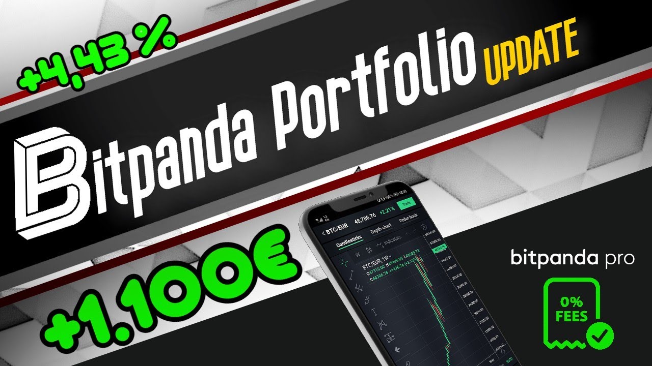 Bitpanda Portfolio Update +4,43% +1100&euro; - Bitpanda Pro 0% Geb&uuml;hren -