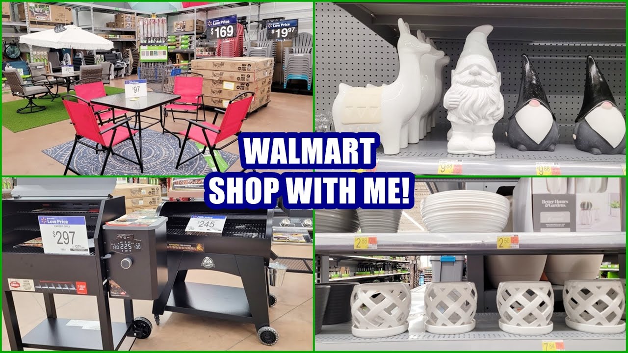 WALMART GARDEN CENTER PATIO FURNITURE SHOP WITH ME 2021