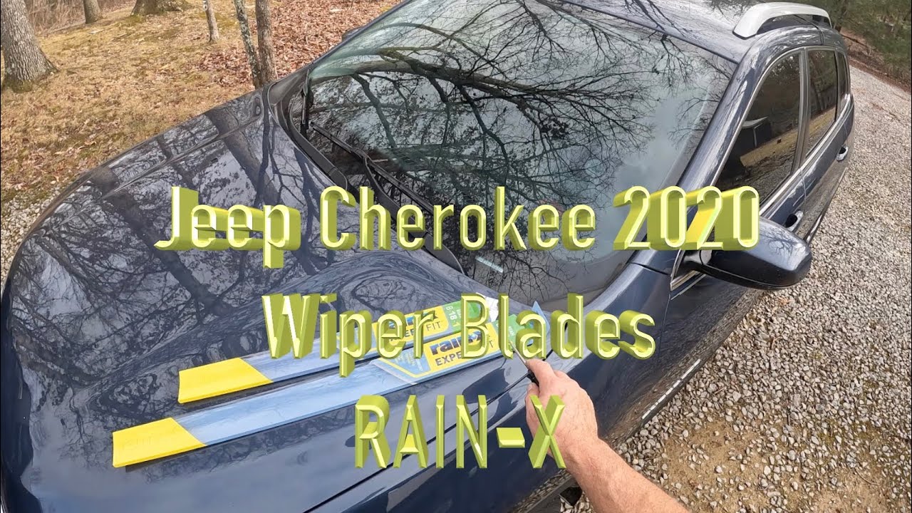 2020 Jeep Cherokee щетки стеклоочистителя заменены RAIN-X #jeep #jeepcherokee #jeeplife #wiper #w...