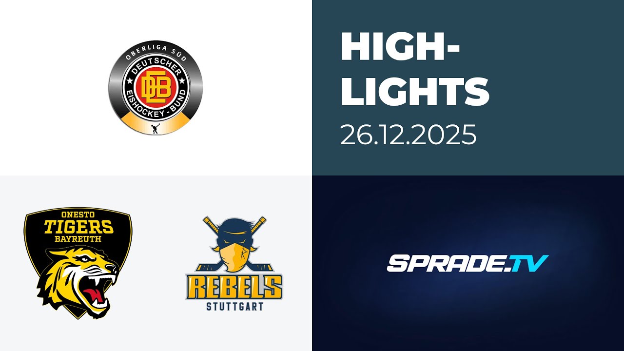 26.12.2025 - Highlights - onesto Tigers Bayreuth vs. Stuttgart Rebels