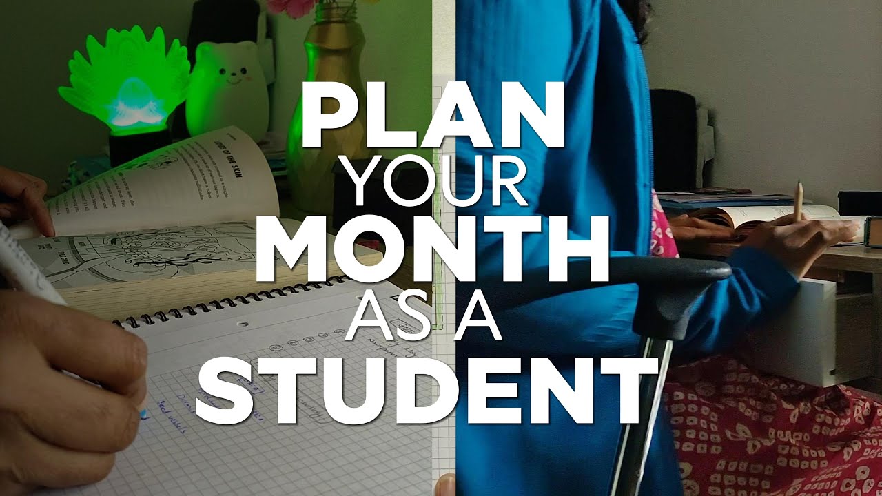 How to Plan your Month as a Student | productivity for students