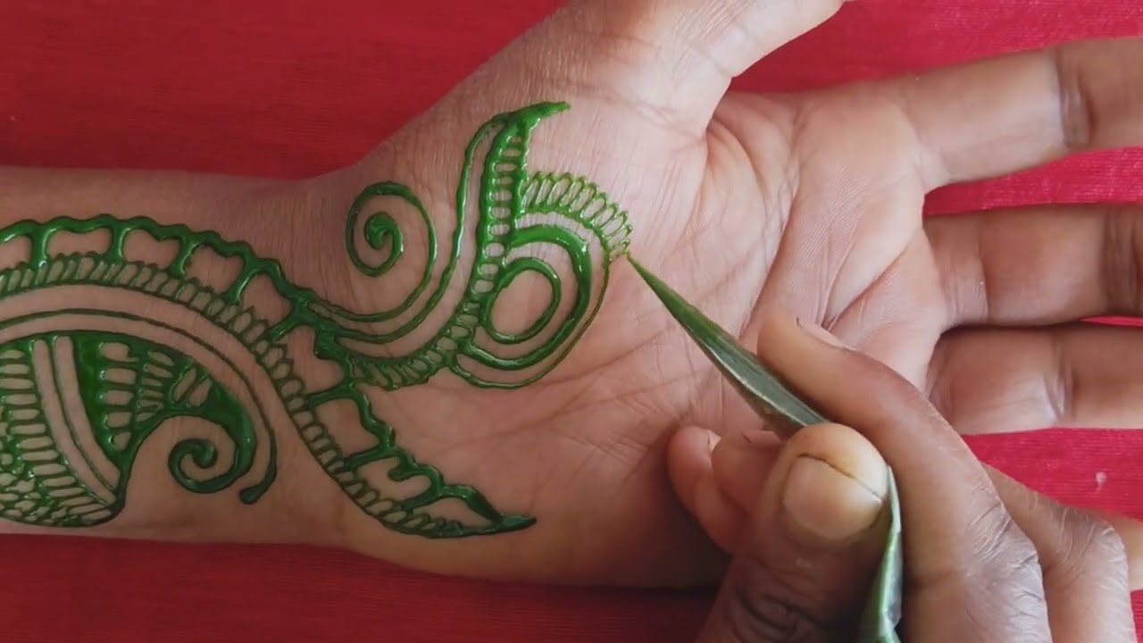 Very easy stylish mehndi design✨ | Mehndi design |Mehndi design front hand | Simple mehndi | mehndi 