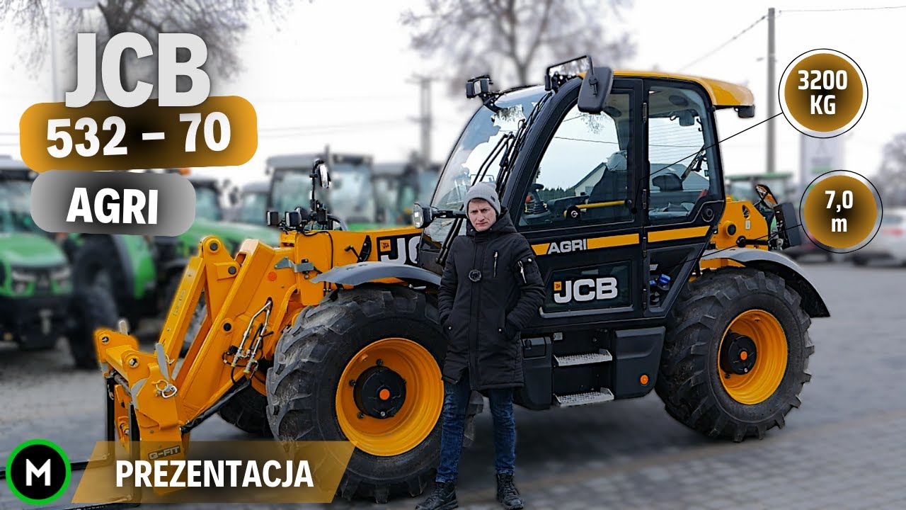 JCB 532 - 70 - ten sprzęt to prawa ręka na gospodarstwie | Prezentacja / test ładowarki [PL / ENG]