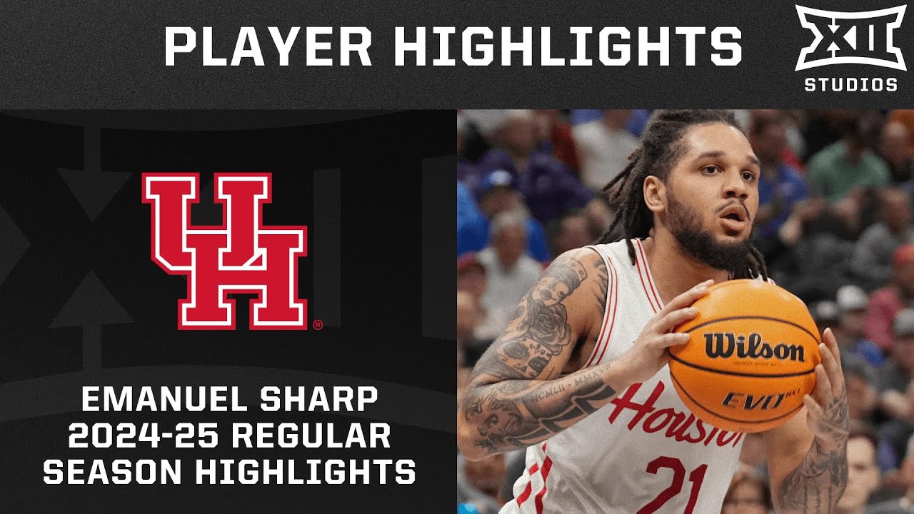 Emanuel Sharp 2024-25 Regular Season Highlights | Big 12 Basketball