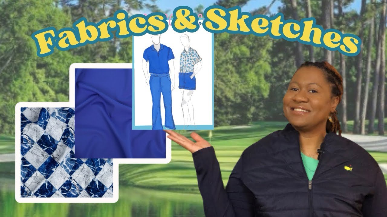 Tee Up Your Style | Fabric and Sketch Inspiration for Your Golf Ready Spring Wardrobe Part 2