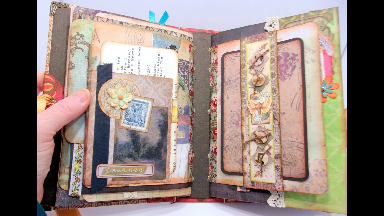 SOLD! Stash Buster Junk Journal No 2 Flip-through! Cynthia St Anne Recollect and Ramble