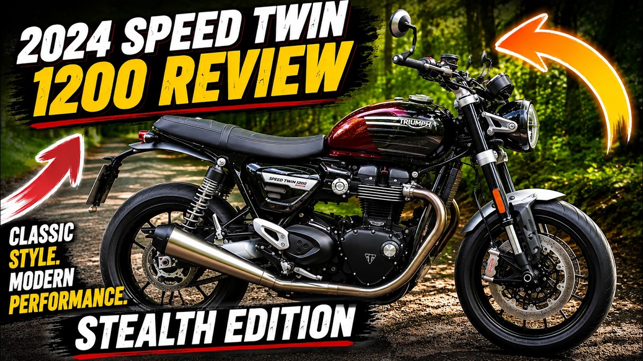2024 Triumph Speed Twin 1200 Ride Review - Stealth Edition Worth The Upgrade?